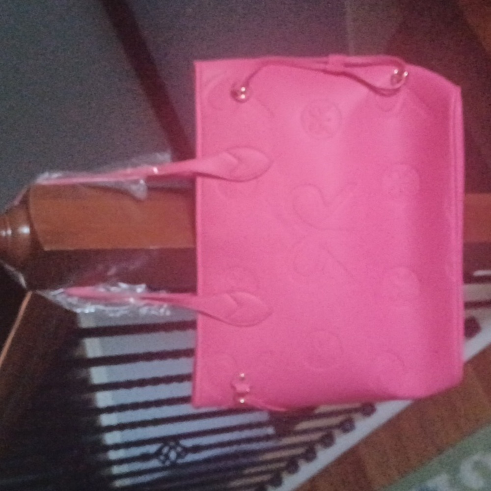 New Ruby Ribbon Vibrant Pink Satchel